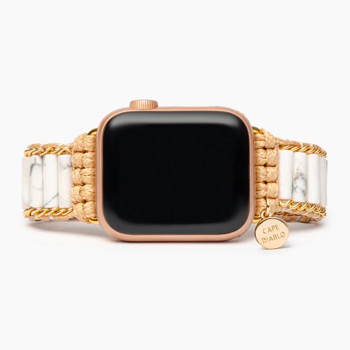Heavenly Howlite Apple Watch Strap - Molly's! A Chic and Unique Boutique 