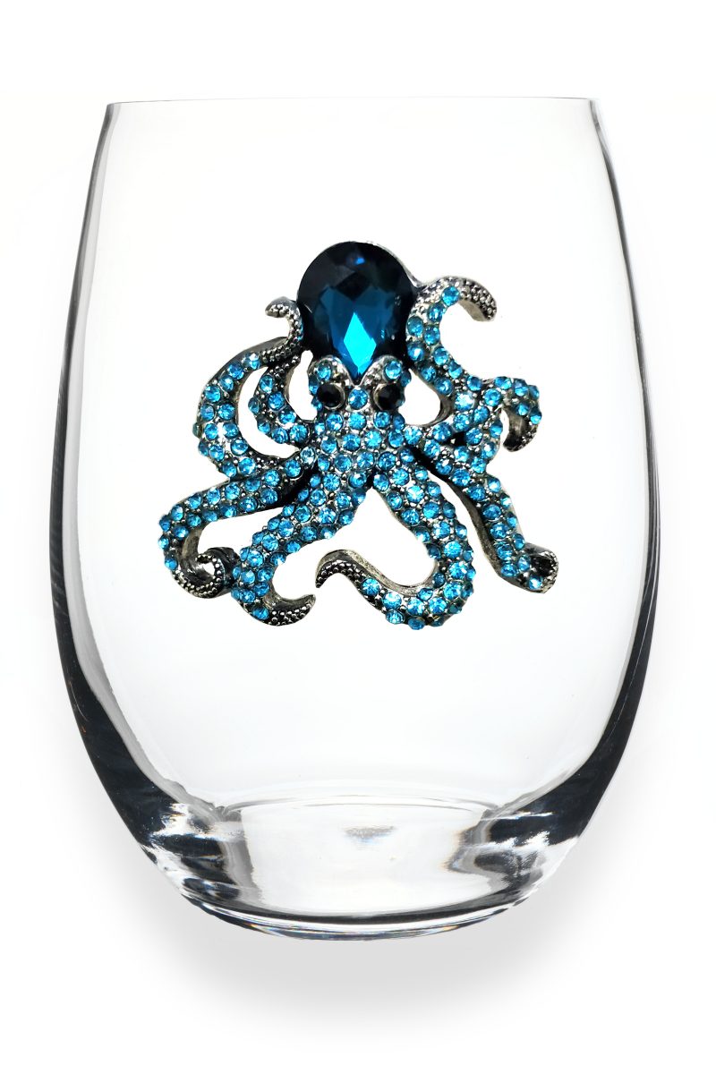 OCTOPUS STEMLESS WINE GLASS - Molly's! A Chic and Unique Boutique 