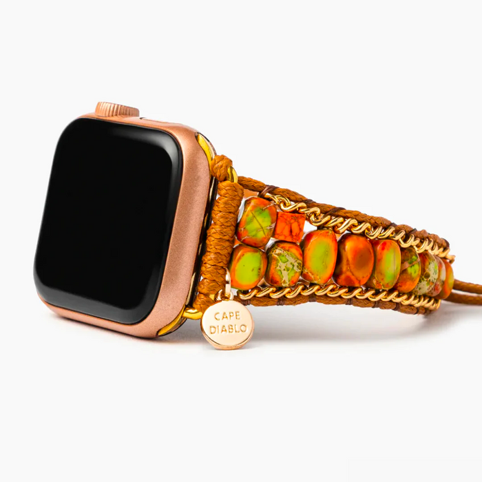 Tropical Jasper Apple Watch Strap - Molly's! A Chic and Unique Boutique 