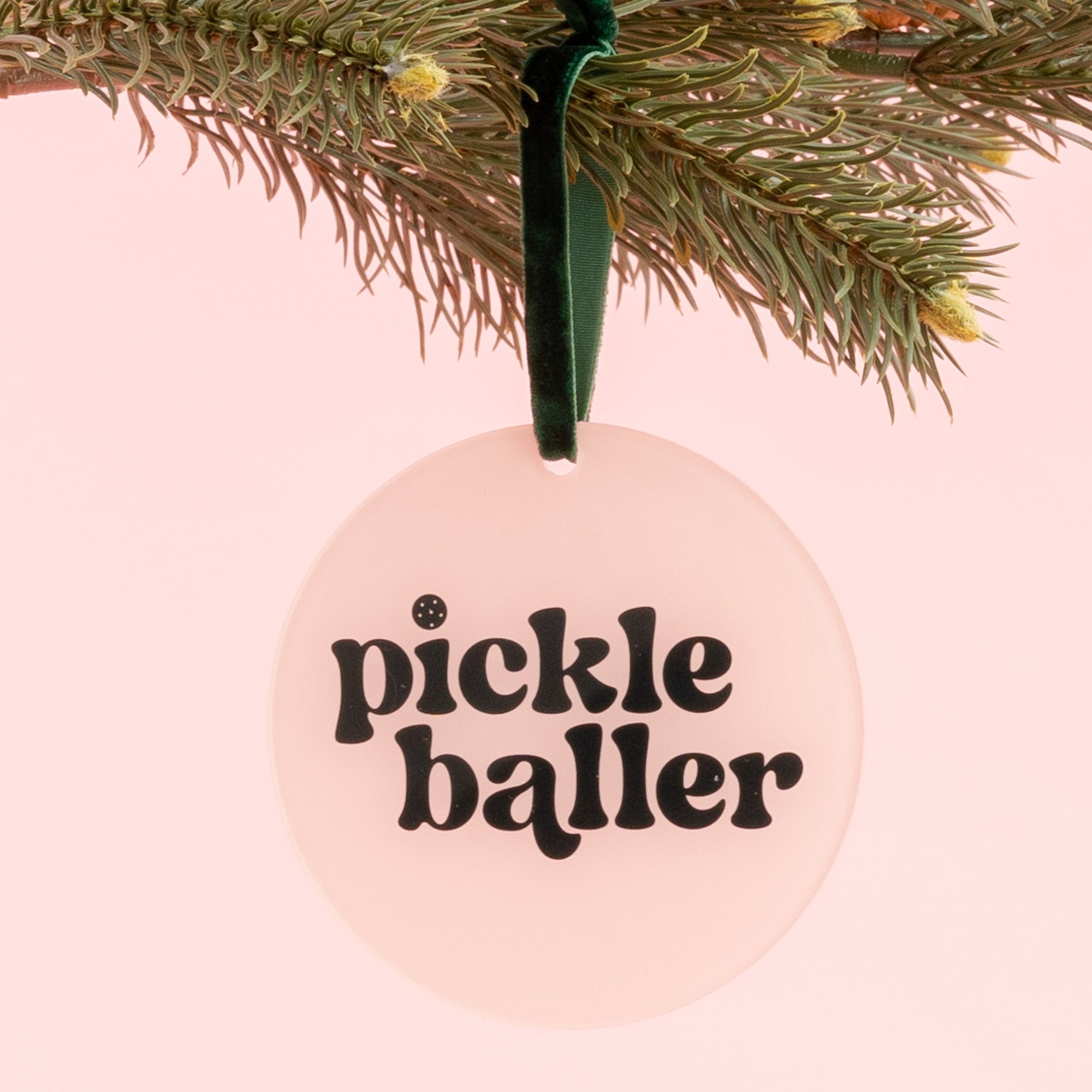 Tree Ornament-Pickleballer - Molly's! A Chic and Unique Boutique 