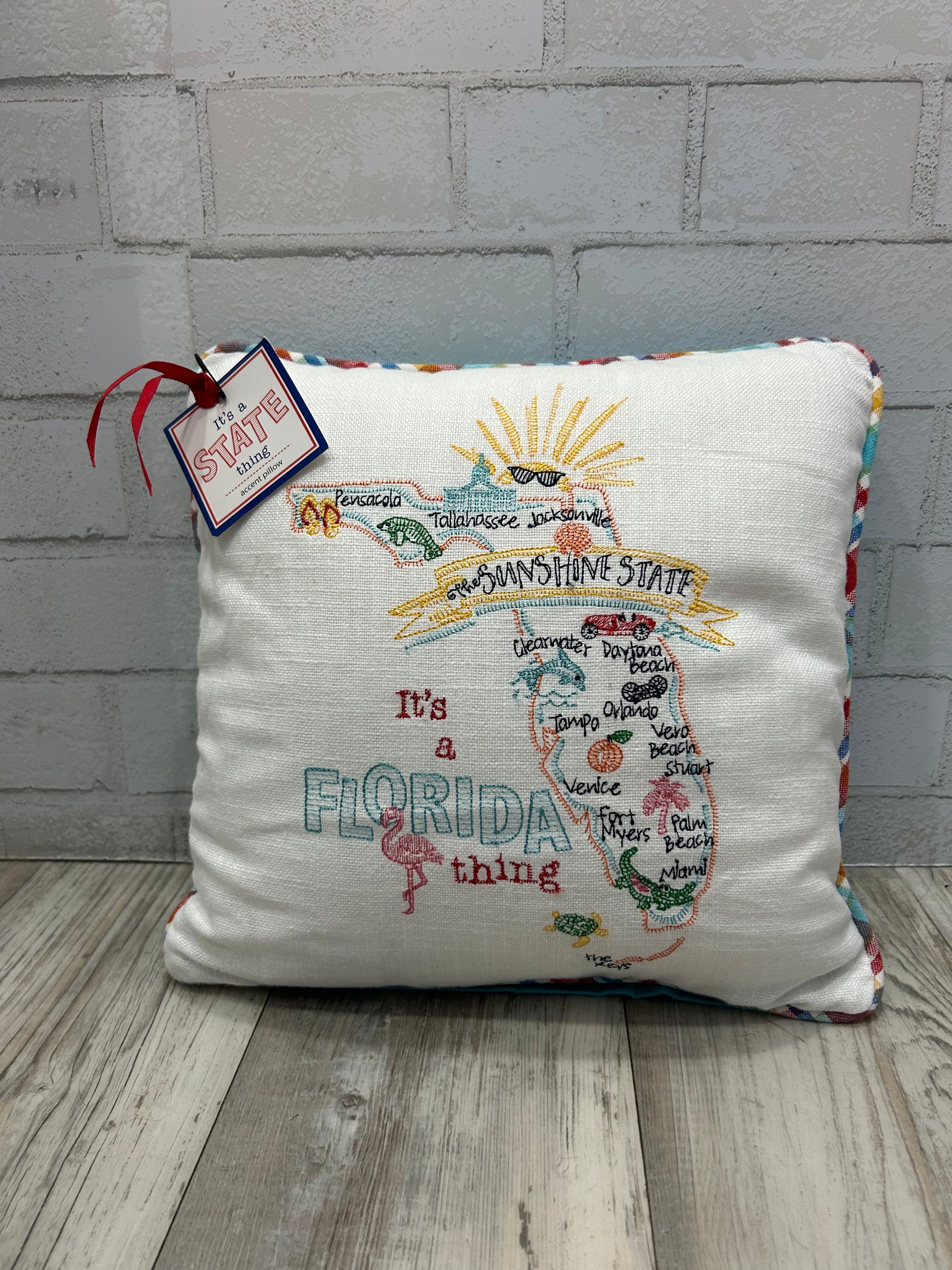 STATE THING FLORIDA PILLOW - Molly's! A Chic and Unique Boutique 