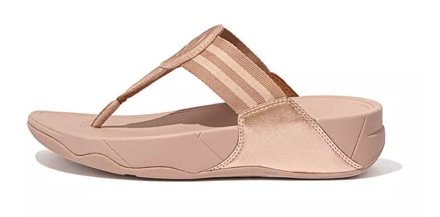 Walkstar Toe-post Rose Gold Sandals - Molly's! A Chic and Unique Boutique 