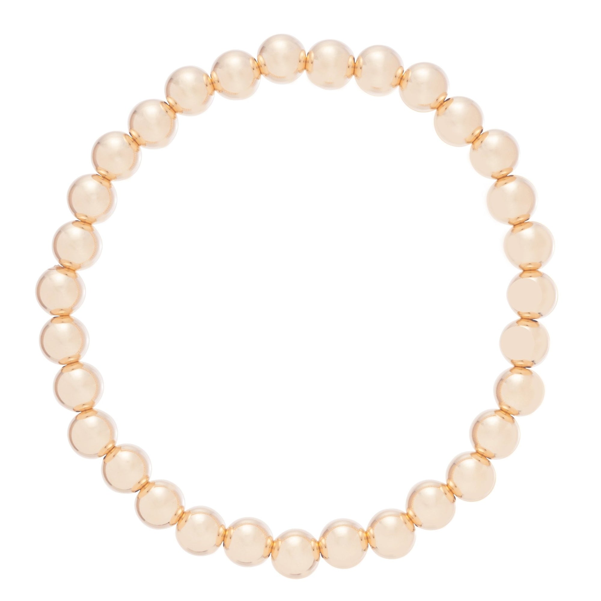 CLASSIC GOLD 6MM BEAD BRACELET - Molly's! A Chic and Unique Boutique 