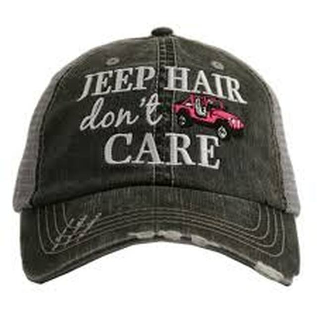 JEEP HAIR DONT CARE TRUCKER HAT - Molly's! A Chic and Unique Boutique 