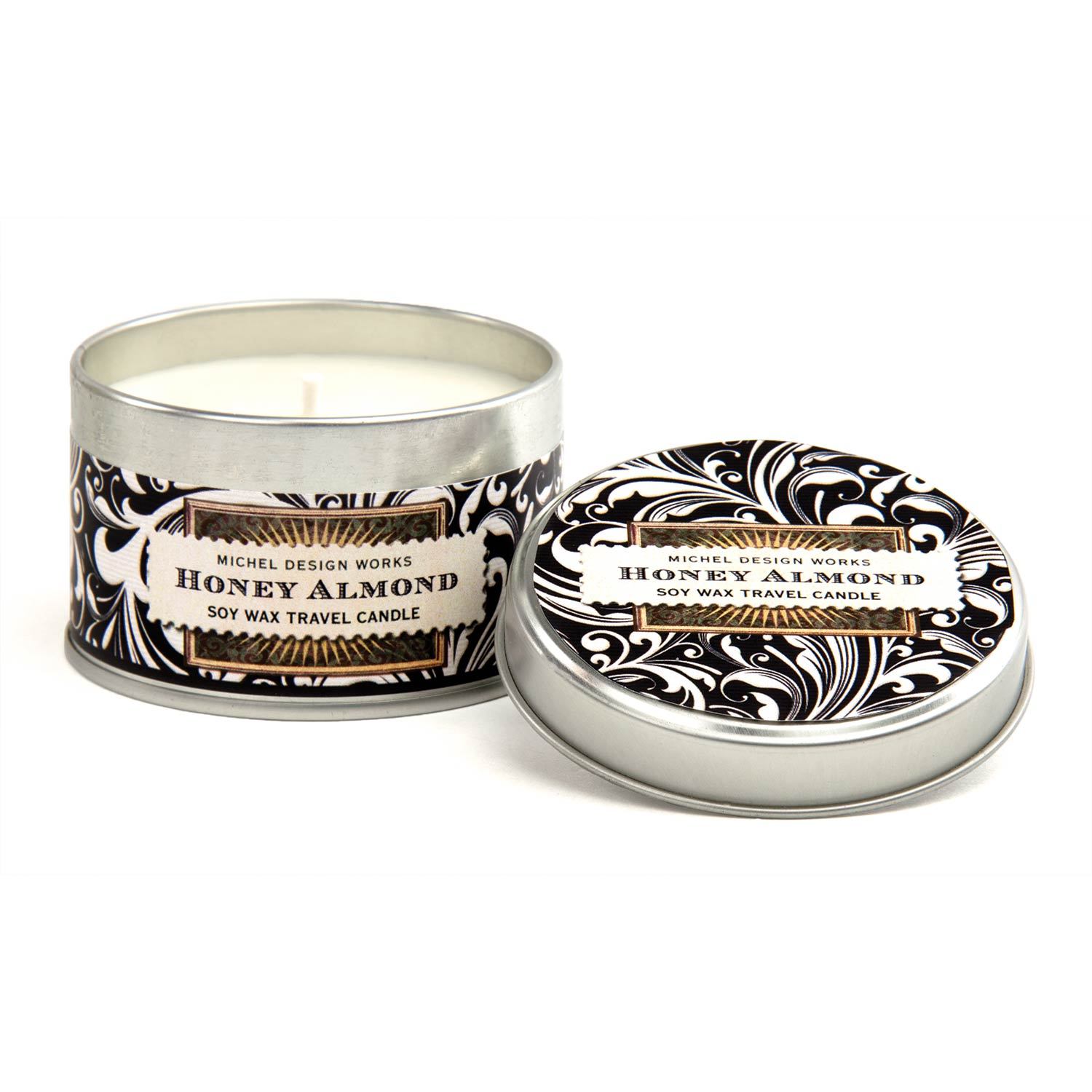 HONEY ALMOND TRAVEL CANDLE CANT182 - Molly's! A Chic and Unique Boutique 