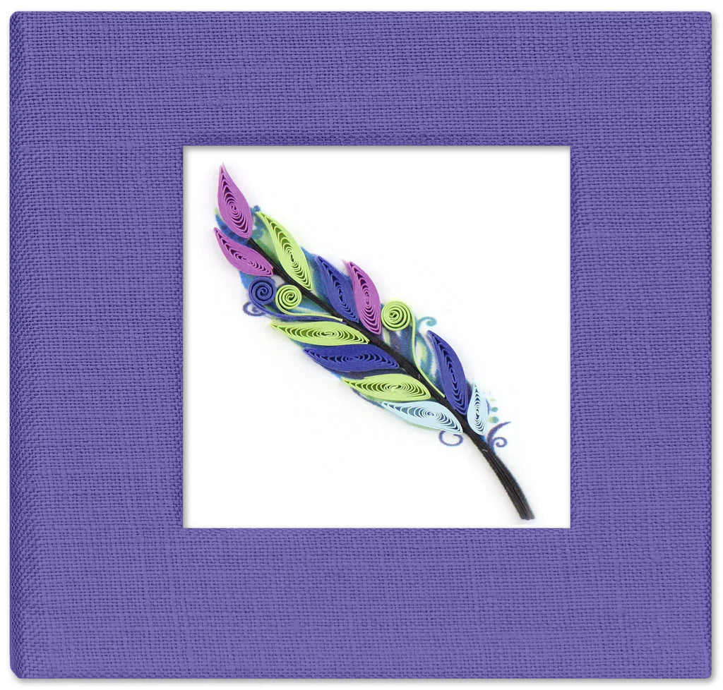 Quilled Feather Sticky Note Pad Cover - Molly's! A Chic and Unique Boutique 