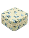 QUILTED JEWELRY CASE- BLUE ROSE - Molly's! A Chic and Unique Boutique 