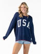 SWEET SWEATER NAVY USA - Molly's! A Chic and Unique Boutique 