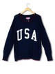 SWEET SWEATER NAVY USA - Molly's! A Chic and Unique Boutique 