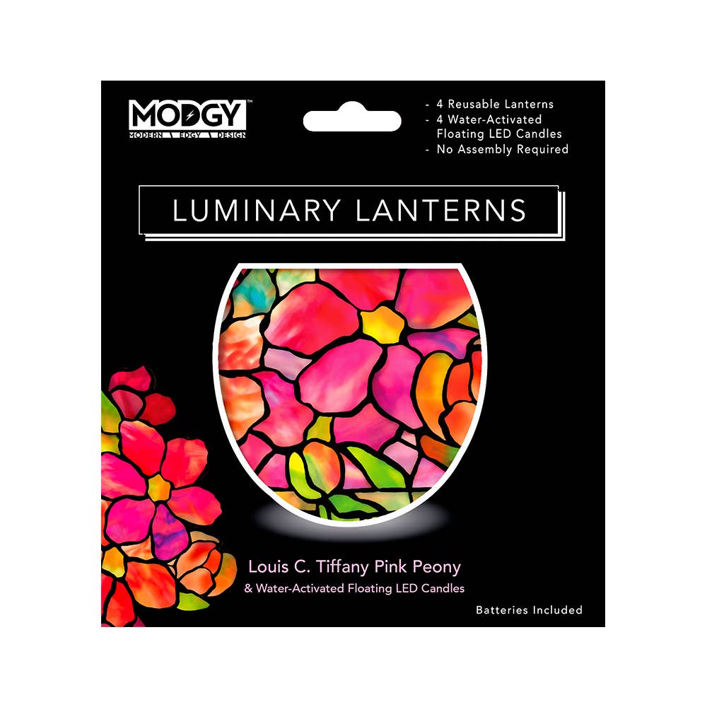 Luminary Lanterns - Louis C. Tiffany Pink Peony - Molly's! A Chic and Unique Boutique 