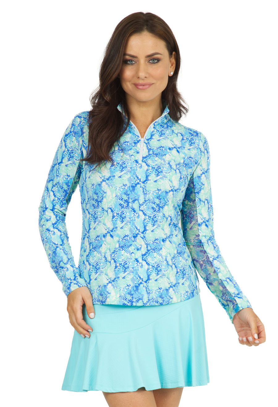 LONGSLEEVE MOCK NECK TOP - Molly's! A Chic and Unique Boutique 