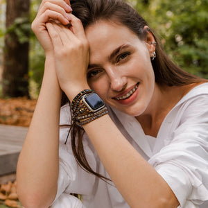 Onyx Moonlight Apple Watch Strap - Molly's! A Chic and Unique Boutique 