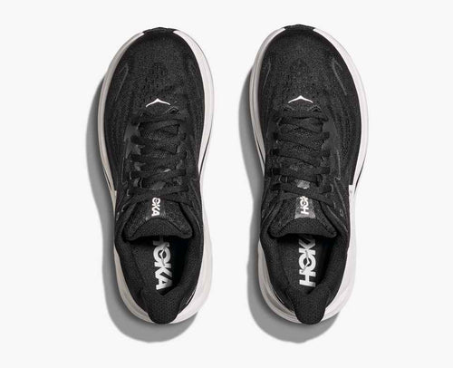 WOMEN'S HOKA CLIFTON 10- BLACK/WHITE - Molly's! A Chic and Unique Boutique 