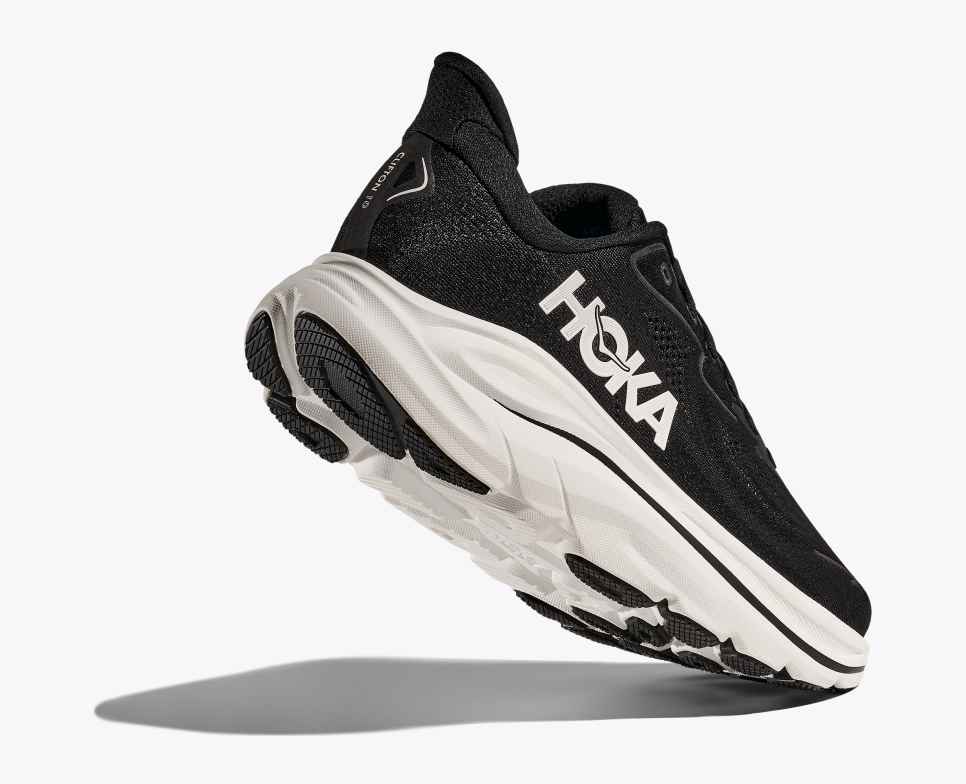 WOMEN'S HOKA CLIFTON 10- BLACK/WHITE - Molly's! A Chic and Unique Boutique 