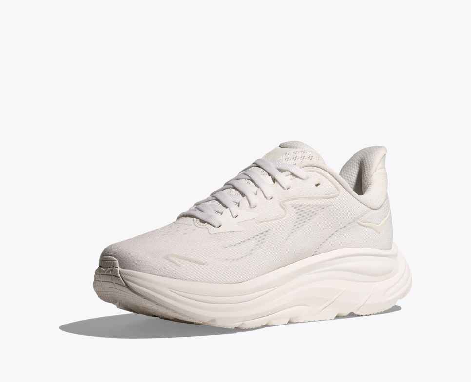 WOMEN'S HOKA CLIFTON 10- WHITE - Molly's! A Chic and Unique Boutique 
