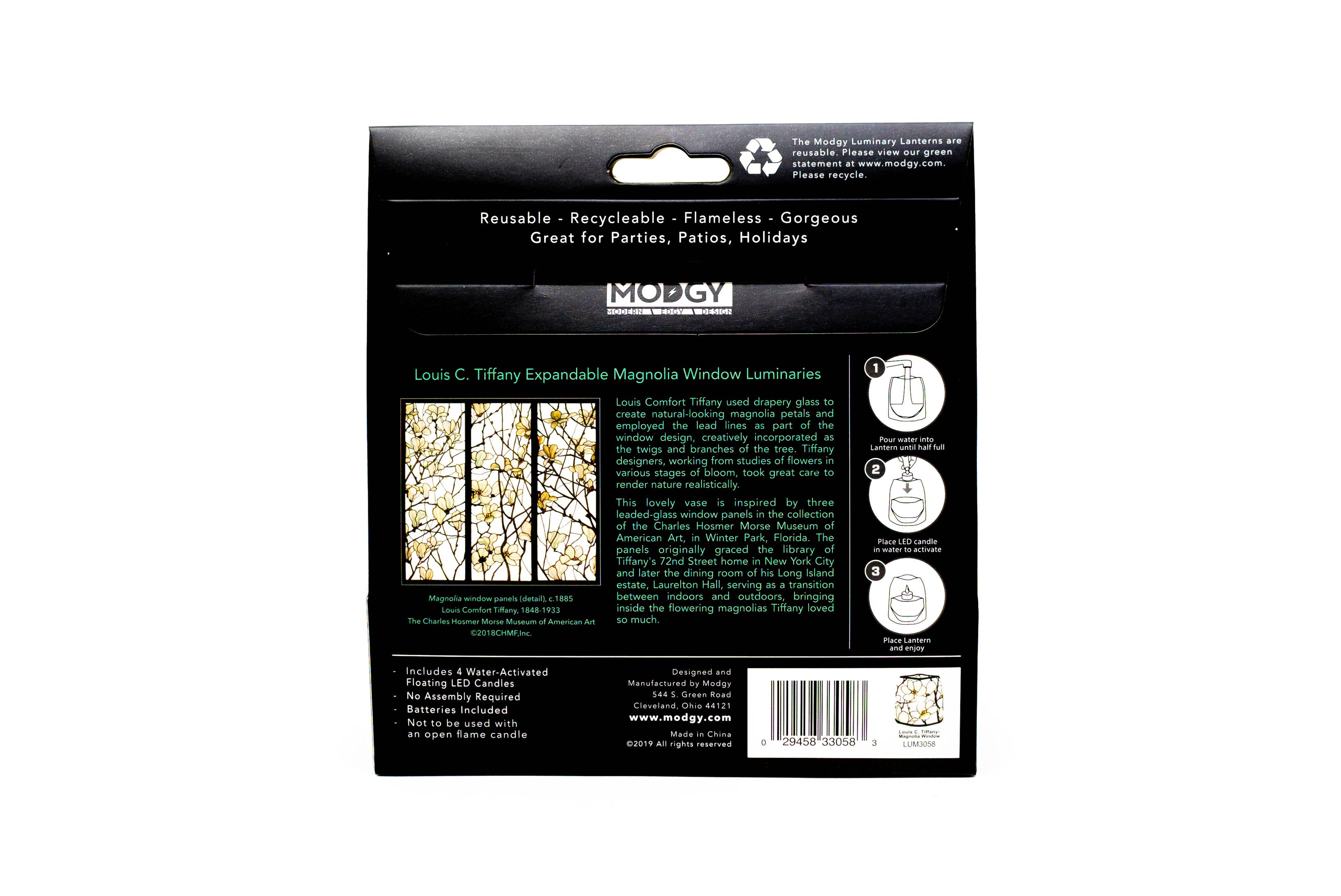 Luminary - Louis C. Tiffany Magnolia Window - Molly's! A Chic and Unique Boutique 