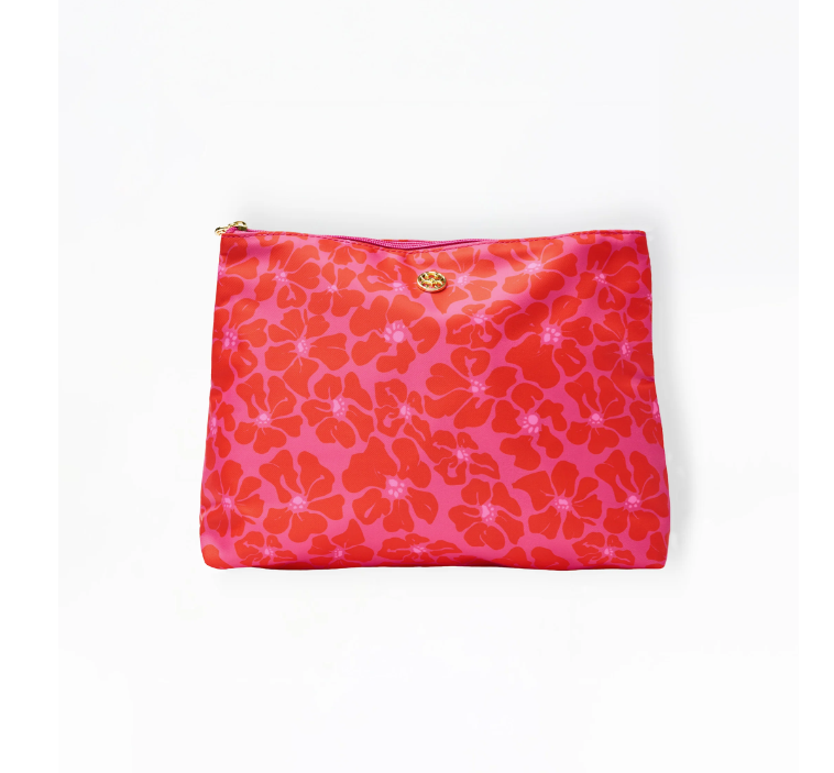 Travel Pouch - Garden Samba Pink