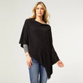 LIGHTWEIGHT PONCHO *cant find gray or burgundy picture - Molly's! A Chic and Unique Boutique 