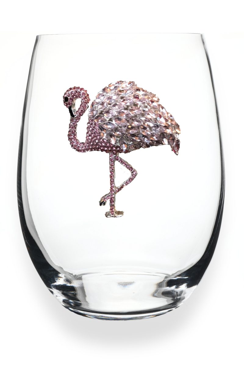 FLAMINGO STEMLESS WINE GLASS - Molly's! A Chic and Unique Boutique 