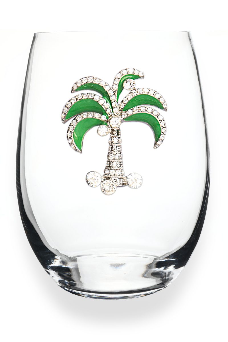 PALM TREE STEMLESS GLASS - Molly's! A Chic and Unique Boutique 