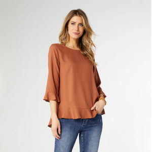 Virginia Ruffle Sleeve Blouse