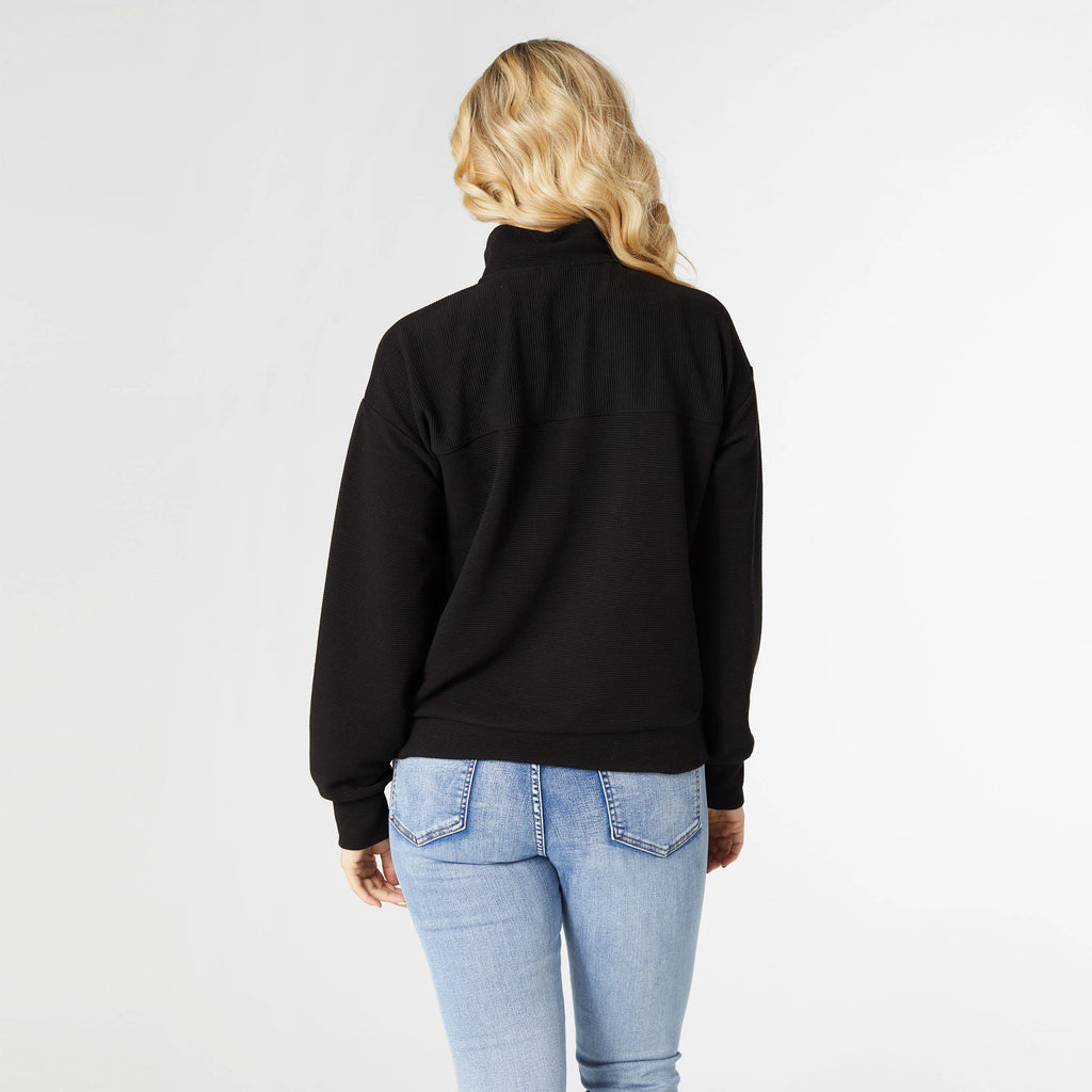 Lyla Half Zip Top - Molly's! A Chic and Unique Boutique 