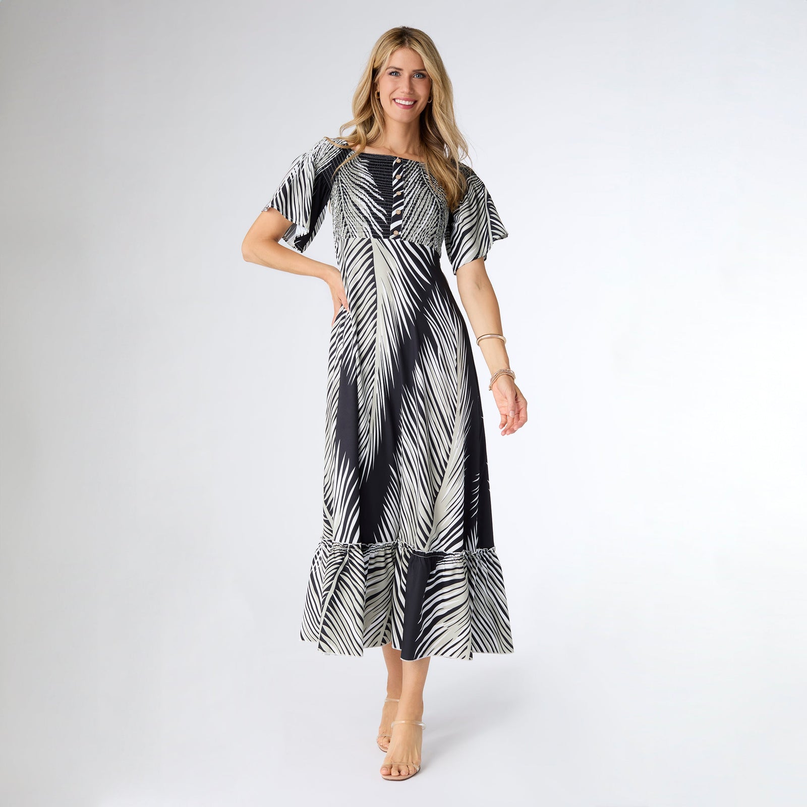 CYRUS TROPICAL FOREST PRINT MAXI DRESS - Molly's! A Chic and Unique Boutique 