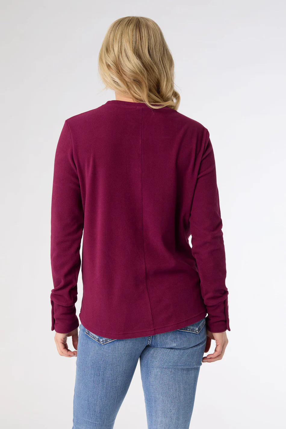 ALEXIS SUPER SOFT TOP WITH SNAP CUFF - Molly's! A Chic and Unique Boutique 