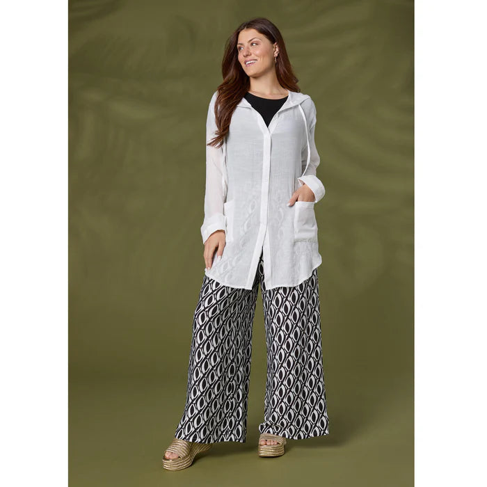 DINARA FLOWY PAINT WITH CINCHED WAIST - Molly's! A Chic and Unique Boutique 