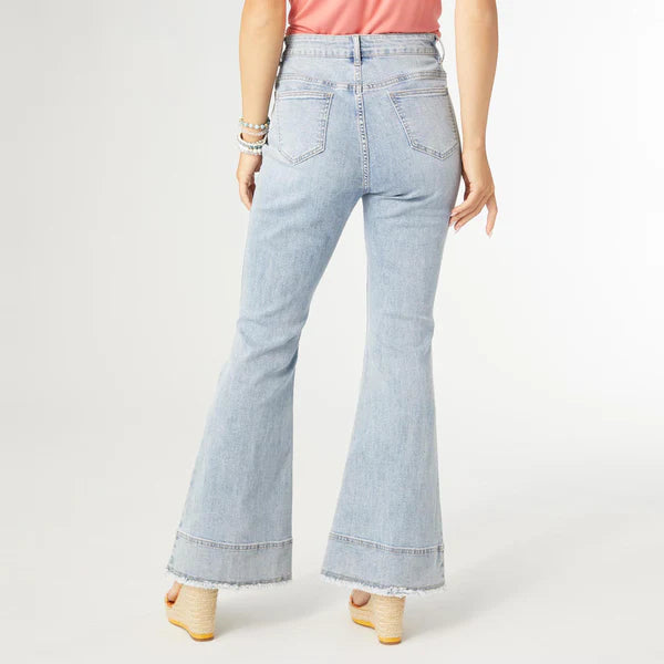 BAMBU SOFT FLARE WITH DOUBLE BOTTOM FRINGE