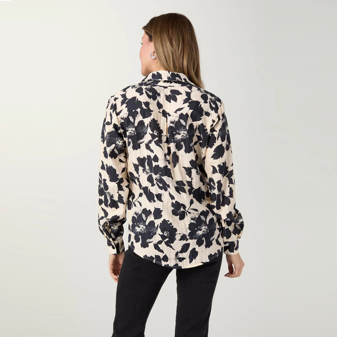 Trieste Lightweight Floral Print Blouse