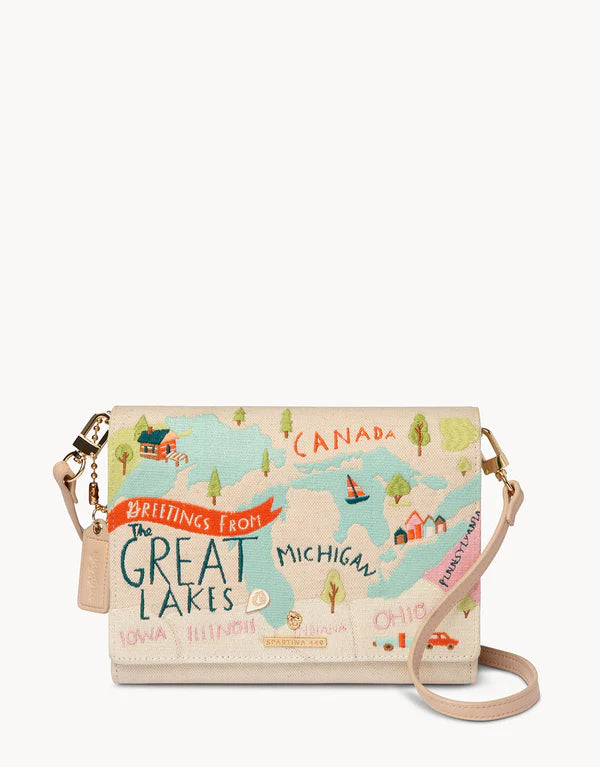 GREAT LAKES EMBROIDERED CONVERTIBLE CROSSBODY - Molly's! A Chic and Unique Boutique 