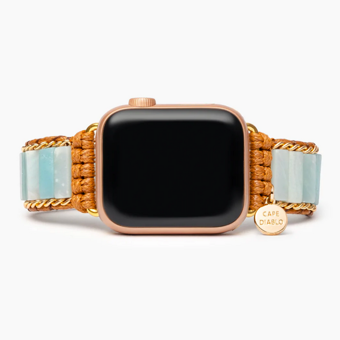 Amazonite Protection Apple Watch Strap - Molly's! A Chic and Unique Boutique 