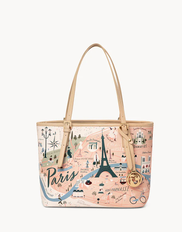 PARIS SMALL TOTE (W/ ZIPPER) - Molly's! A Chic and Unique Boutique 