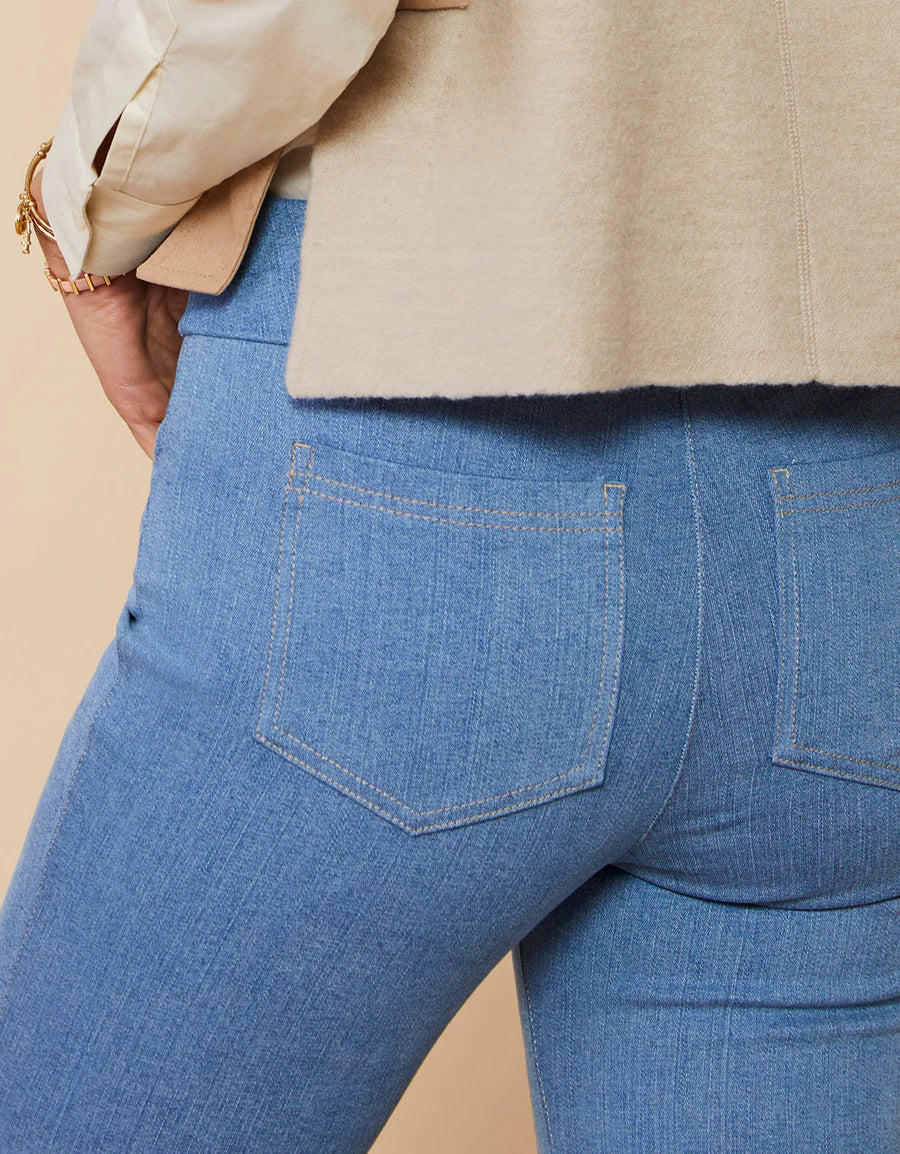 MAREN DENIM KICK FLARE PANT - Molly's! A Chic and Unique Boutique 