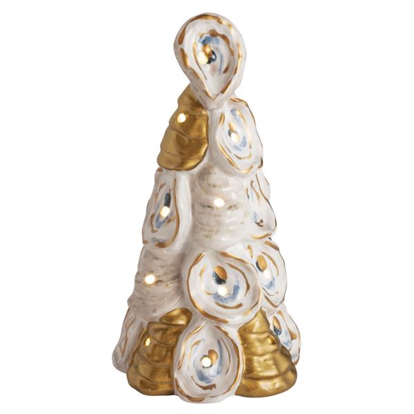 MEDIUM OYSTER LIGHT UP TREE