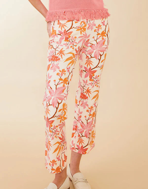 MAREN KICK FLARE PANT-RICHMOND HILL HONEYSUCKLE CREAM - Molly's! A Chic and Unique Boutique 