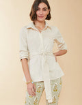 MARIANNE BLOUSE GARDENIA - Molly's! A Chic and Unique Boutique 