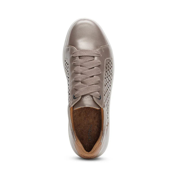 COURTNEY LACE-UP SNEAKER- WHITE GOLD - Molly's! A Chic and Unique Boutique 