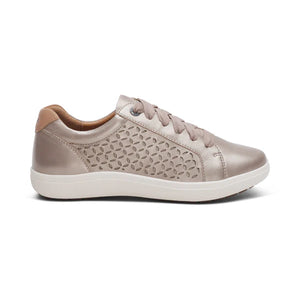 COURTNEY LACE-UP SNEAKER- WHITE GOLD - Molly's! A Chic and Unique Boutique 