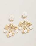Delphinium Earrings Cream