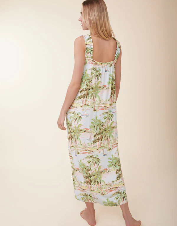 PAJAMA NIGHTGOWN- OVERBOARD COASTAL DREAMS - Molly's! A Chic and Unique Boutique 