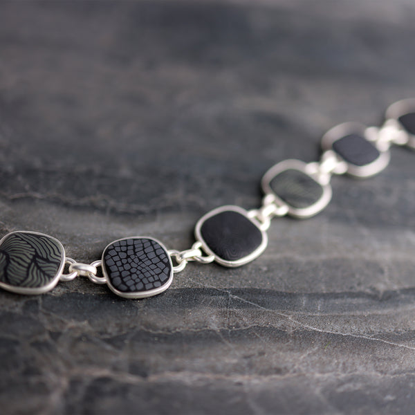 MIDNIGHT PALM REVERSIBLE COIN BRACELET - Molly's! A Chic and Unique Boutique 