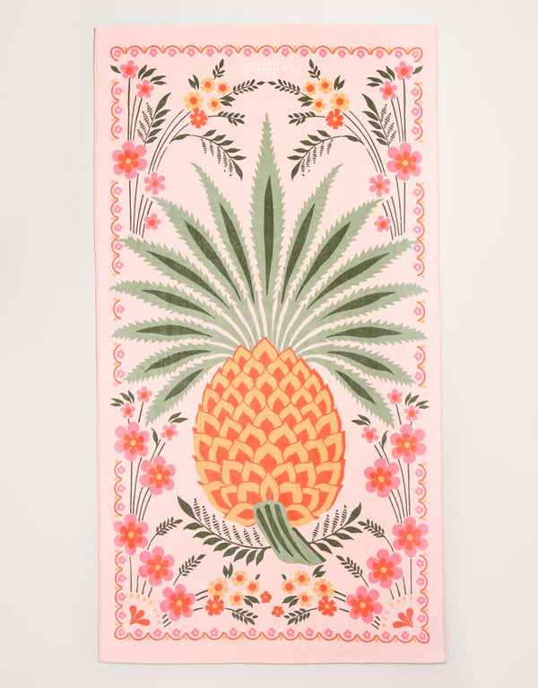 BEACH TOWEL ALLJOY LANDING PINEAPPLE - Molly's! A Chic and Unique Boutique 