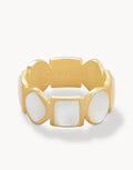 MAERA BAND RING MOTHER OF PEARL - Molly's! A Chic and Unique Boutique 