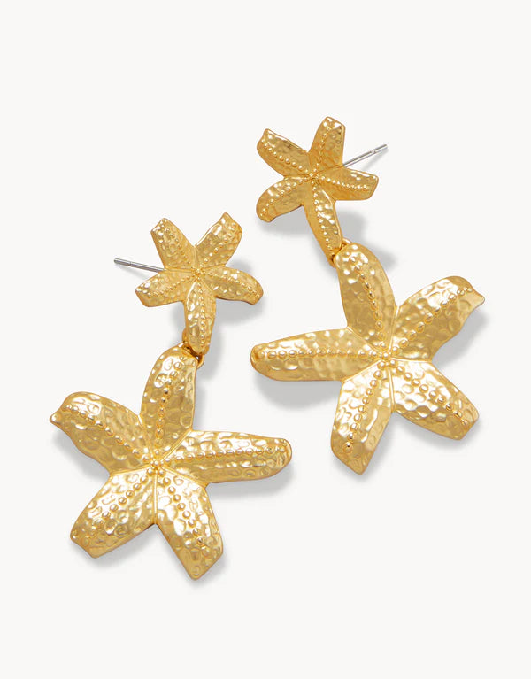 STAR OF THE SEA EARRINGS GOLD - Molly's! A Chic and Unique Boutique 