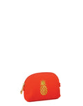 ORANGE COSMETIC CASE SMALL PINEAPPLE - Molly's! A Chic and Unique Boutique 