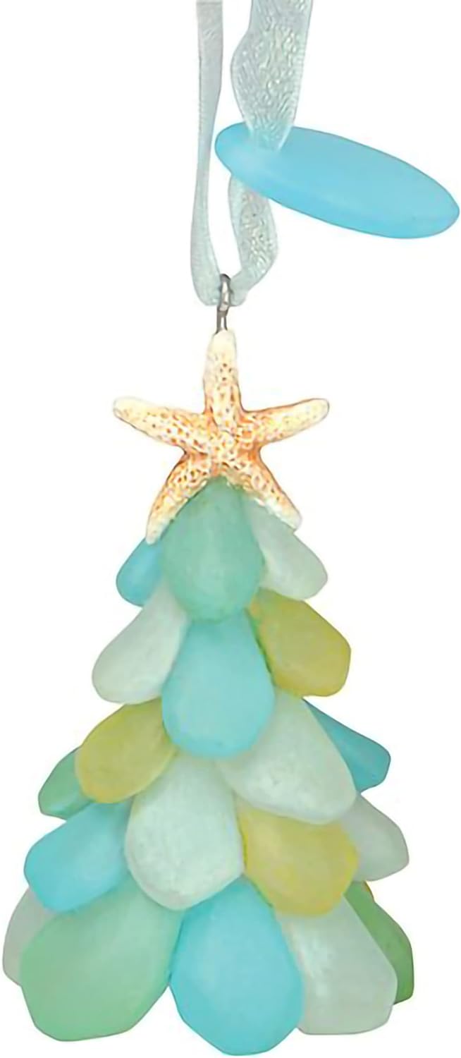 SEA GLASS TREE ORNAMENT - Molly's! A Chic and Unique Boutique 