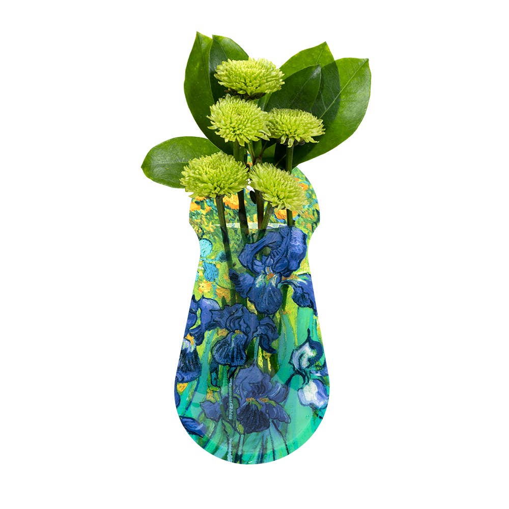 Van Gogh Irises Suction Cup Vase - Molly's! A Chic and Unique Boutique 
