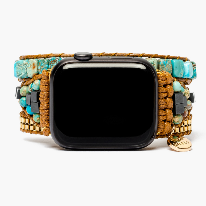 Turquoise Calming Energy Apple Watch Strap - Molly's! A Chic and Unique Boutique 